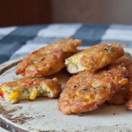 Mais Frikadellen (Perkedel Jagung)