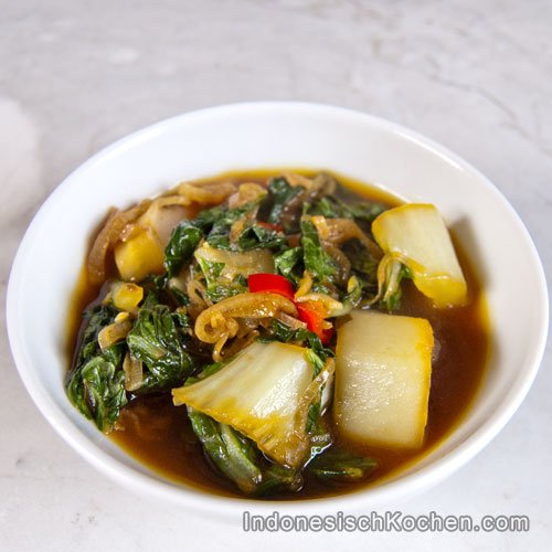 Tumis Pak Choi (Pak Choi in Sojasoße)