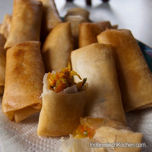 Lumpia Vegetarisch (Frühlingsrollen)