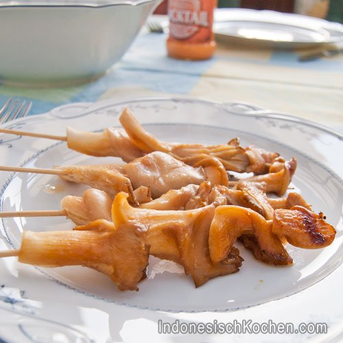 Sate Austernpilzen