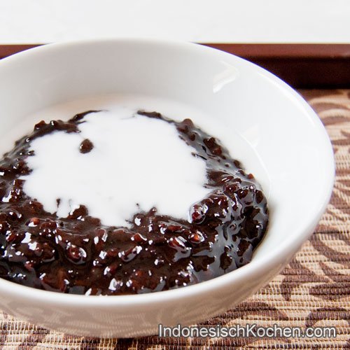 Schwarzer Klebreis Grütze (Bubur Ketan Hitam)