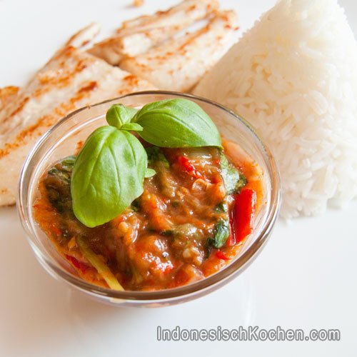 Sambal Basilikum (Kemangi)