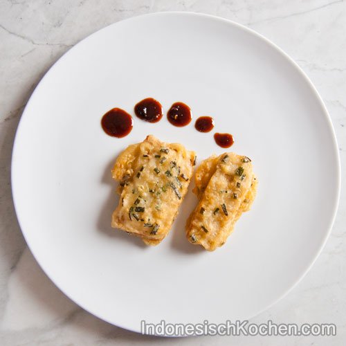 Paniertes Tempeh (Tempe Mendoan)