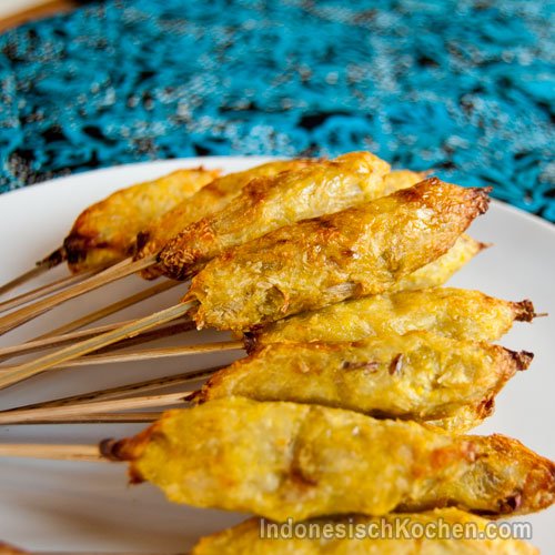Bali Fisch Sate (Sate Lilit)