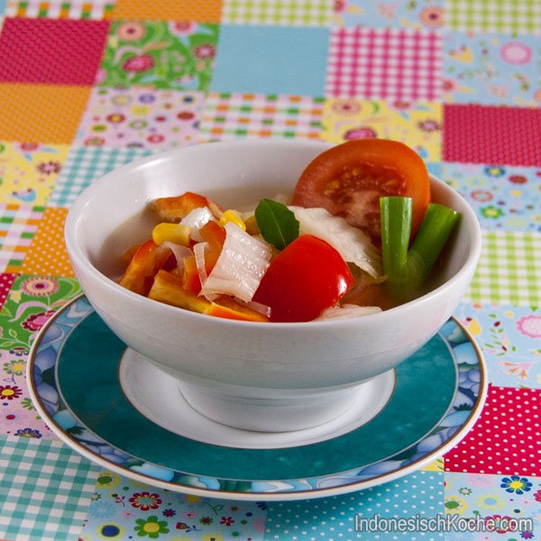 Chinakohl Klare suppe (Sayur Sawi Putih) - Image 1