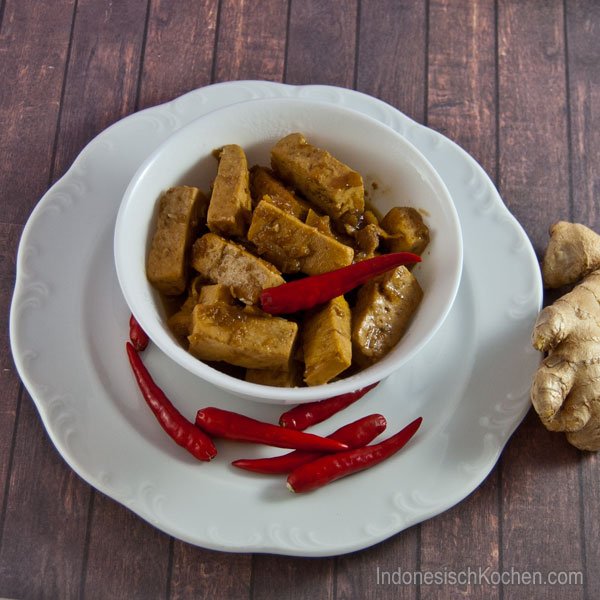 Tofu mit Kecap manis indonesisch
