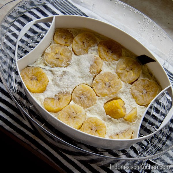 Gedampfte Banane mit Kokosmilch (Carang Gesing) - Image 1