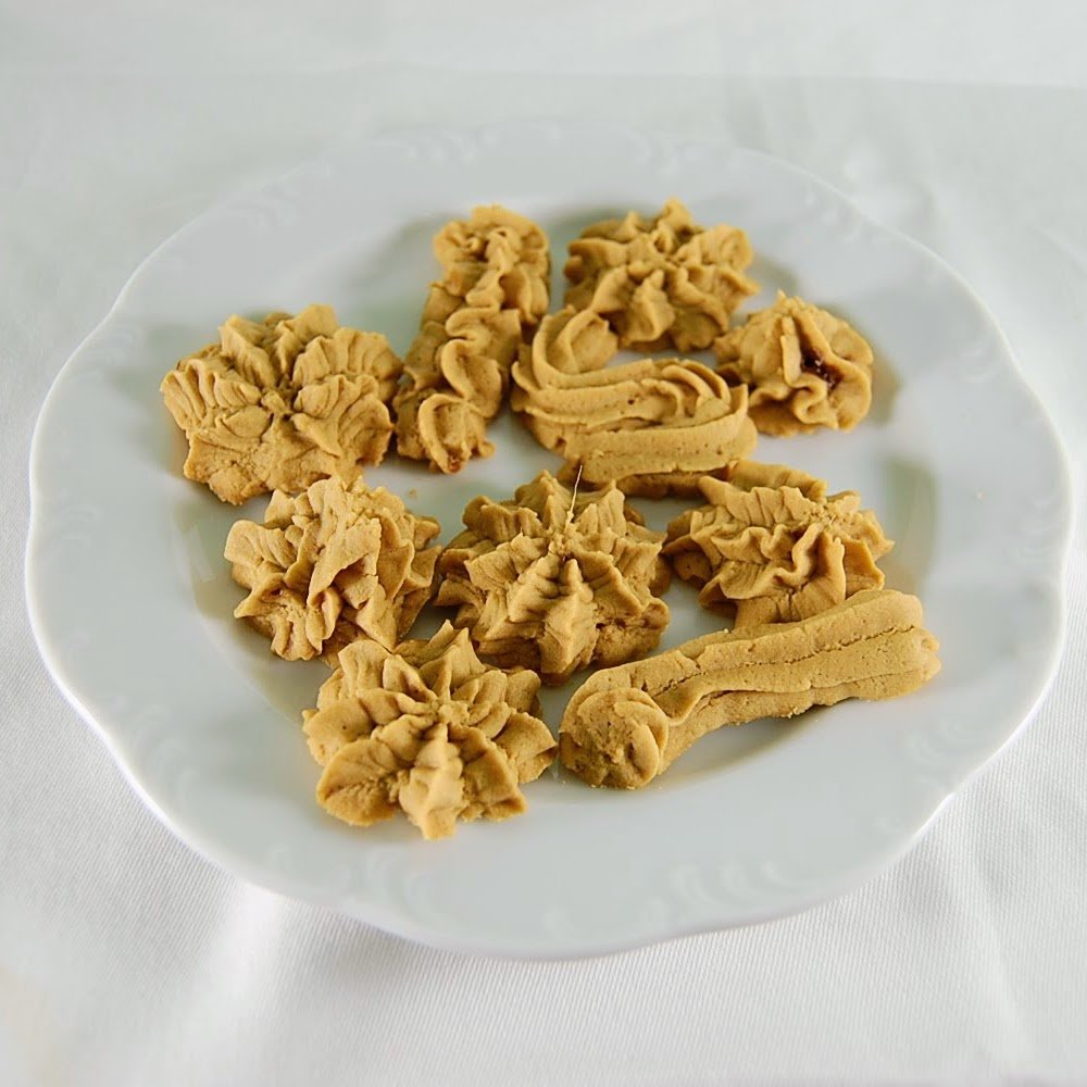 Rezept Exotisch Spritzgebäck mit Ingwer und Kokos