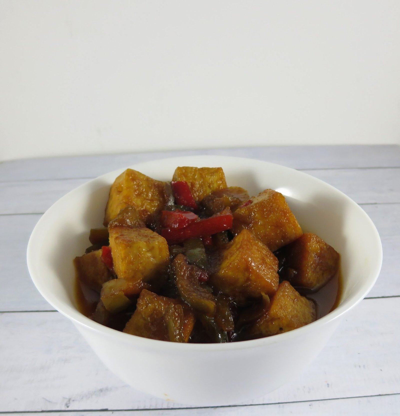 Schmorbraten vom Tofu indonesisch kochen