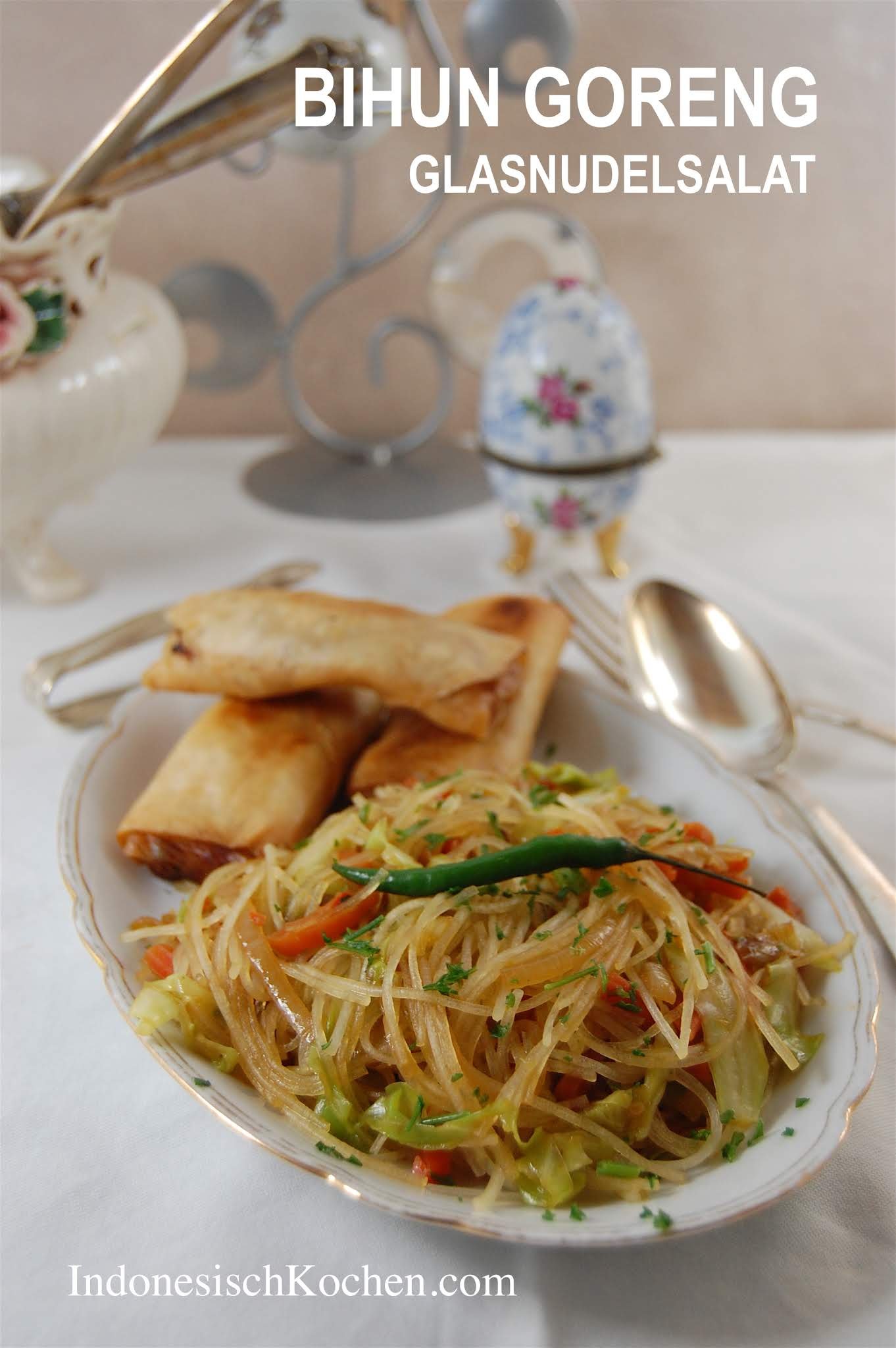 Bihun Goreng, Glasnudelsalat nach Javanischer Art - Image 1