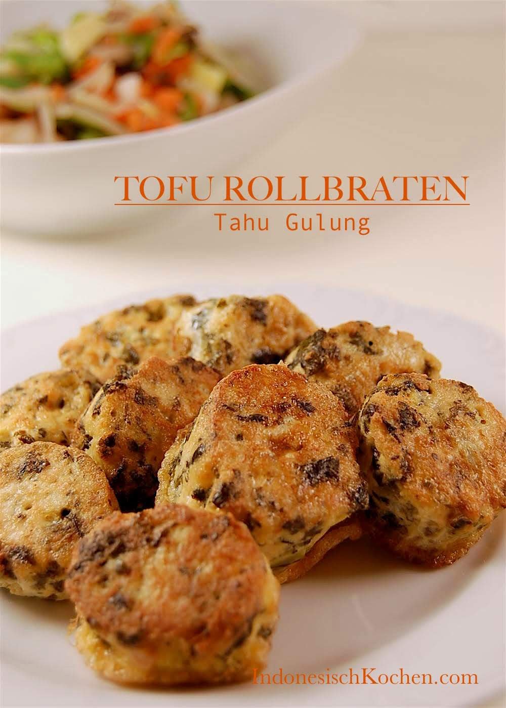 Tahu Gulung, Rollbraten aus Tofu und Grünkohl - Image 1