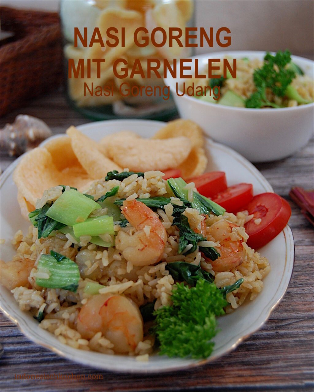 Rezept Indonesisches Nasi Goreng mit Garnelen