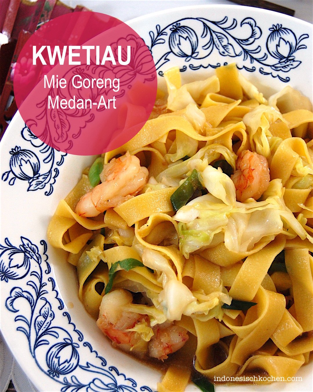 Kwetiau, Mie Goreng nach Medan-Art indonesisch kochen