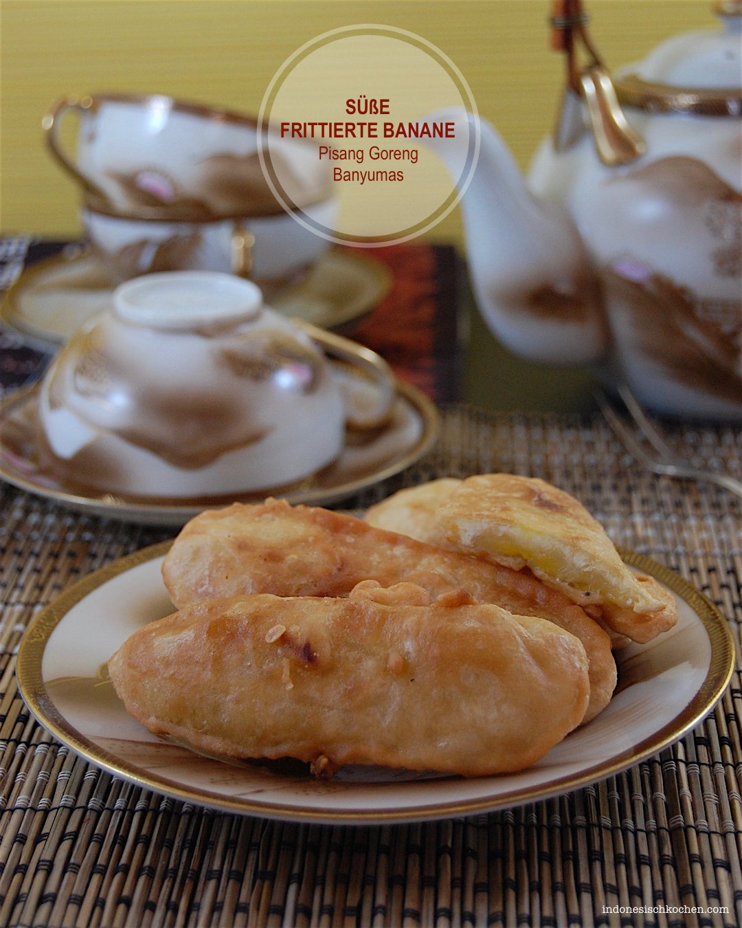 Süße Frittierte Banane (Pisang Goreng Banyumas)