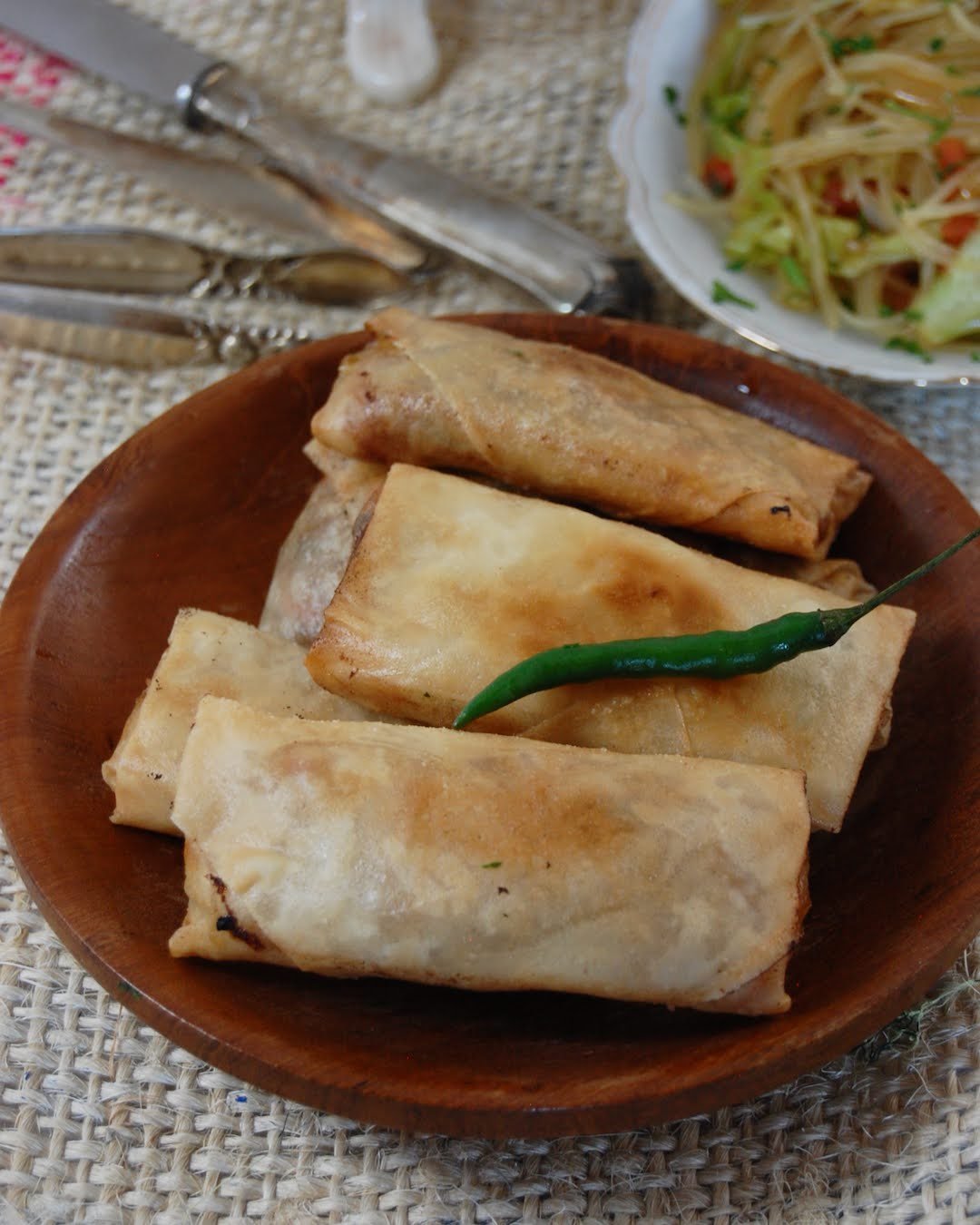 Asiatische Salat Wraps