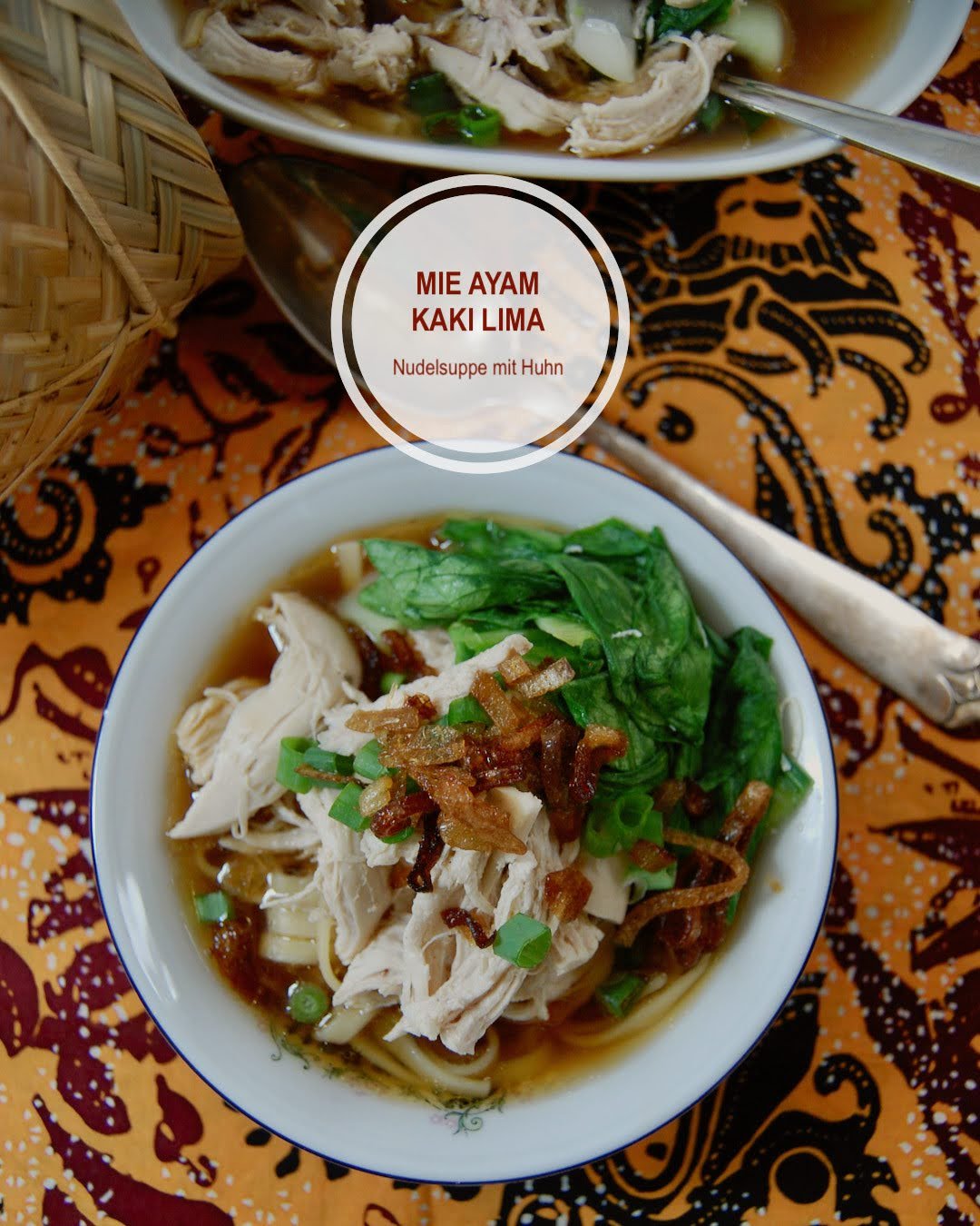 Mie Ayam, Balinesische Nudelsuppe mit Hühnerfleisch - Image 1